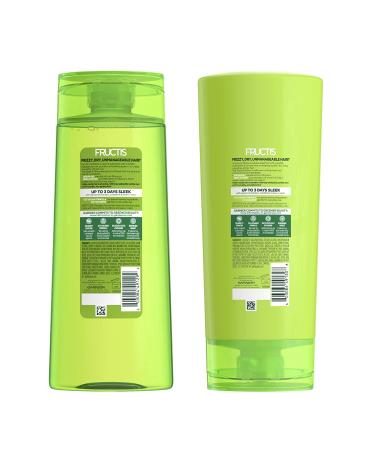 Garnier Fructis Sleek and Shine 22 fl oz Family Size Shampoo + Conditioner Set - Buy Online on GoSupps.com