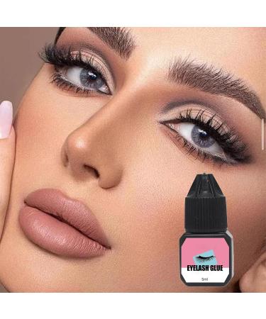 Lash Extension Glue 5ml Eyelash Glue for Lash Extensions 1-2s Fast Drying Retention 6-7 Weeks Eyelash Black Eyelash Bond Long Lasting & Waterproof Eyelash Glue Individual Lashes Glue - Buy Online on GoSupps.com