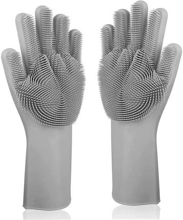 MBNVBNM Cleaning gloves Convenient Household Kitchen Scrubber Silica Gel Cleaning Gloves Dishwashing Gloves Household Heat Resistance (Color : Green Size : Large) - Buy Online on GoSupps.com