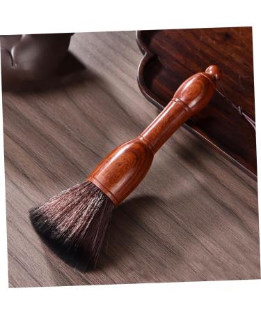 Solustrus Cleaning Brush for Tea Tablets | Wooden Tea Accessories for Kung Fu Sets | Dishwasher Safe Water Cup Brush | 1 Pack Brown - Buy Online on GoSupps.com