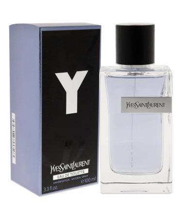 Yves Saint Laurent Y Eau De Toilette Spray blue 100ml/3.3 Fl Oz Lemon Pineapple 3.3 Fl Oz (Pack of 1) - Buy Online on GoSupps.com