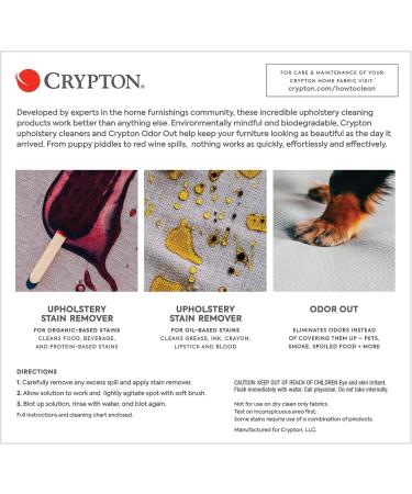 Crypton Upholstery Gold & Purple Stain Remover Kit with Odor Out Deodorizer - 8 fl. oz. | International Shipping Available - Buy Online on GoSupps.com