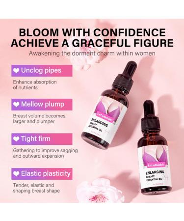 Natural Breast Enhancement Oil - Herbal Bust Firming & Lifting Cream for All Skin Types - 30ml - Buy Online on GoSupps.com