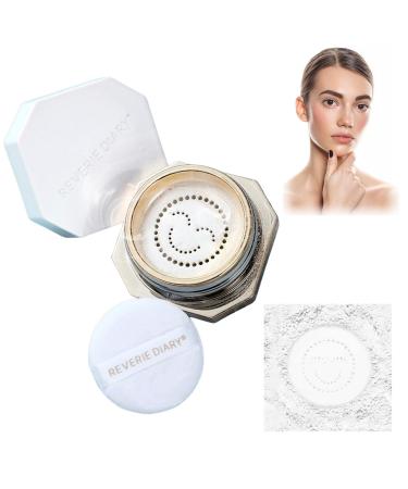 Setting Powder Makeup | Oil Control Pressed Setting Powder - 12g Clean Matte Pressed Powder Loose Setting Powder Clarifying Finishing Powder Matte Pressed Setting Powder Long-lasting Compact Pochy 02*transparent Pearl