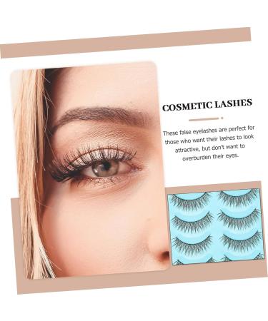 Beavorty 5 Pairs Cross False Eyelashes False Lashes Fake Eyelash Lashes with Color Short Eyelashes Thick False Eyelashes Dramatic Eyelashes Stick on Eyelashes Cross Section a03 Extend - Buy Online on GoSupps.com