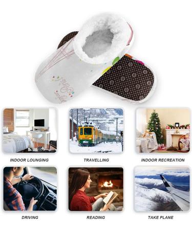 Mnsruu Bonjour Paris Eiffel Tower Bicycle Slippers - Comfortable Multi-Colour Bedroom Shoes (UK8-9) for International Shipping - Buy Online on GoSupps.com