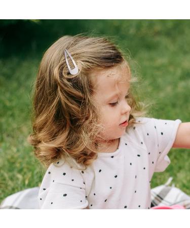 100 Pack Bulk 2.5 Inch Silver Snap Metal Hair Clips - Small Plain Base Hair Barrettes for Women, Girls & Kids - DIY Hair Accessories - Buy Online on GoSupps.com