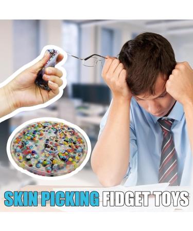 Skin-Picking Fidget Toys | Picky Pad Sensory Solutions for Dermatillomania & Trichotillomania | Silicone Stress Relief Fiddle Toys for Kids (8.9cm) - Buy Online on GoSupps.com