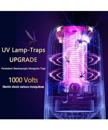 TAHNYC Electric Insect Killer for Indoor and Outdoor Rechargeable Mosquito Trap and Fly Killer Portable with USB UV and Safety Grid for Bedroom Backyard Camping use - Buy Online on GoSupps.com