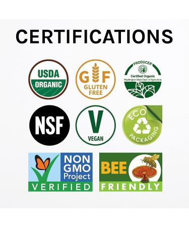 Host Defense Lion's Mane Powder - Brain Health Support Supplement - Mushroom Supplement to Support Focus & Memory Function - Immune & Nervous System Support Supplement - 7 oz (133 Servings)* 7 Ounce (Pack of 1) - Buy Online on GoSupps.com