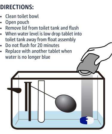 Amazon Basics Toilet Bowl Cleaner Tablets - Oxygen Bleach Unscented 5 Count | International Shipping Available - Buy Online on GoSupps.com