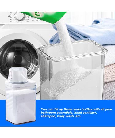 mumisuto 1100ml Laundry Detergent Storage Airtight Detergent Dispenser Laundry Powder Storage with Measuring Cup Liquid Detergent Laundry Detergent Storage Washing Powder Dispenser - Buy Online on GoSupps.com