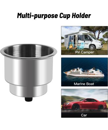 Goture Stainless Steel Cup Holder for Marine Boat RV Camper - Set of 2 - Buy Online on GoSupps.com