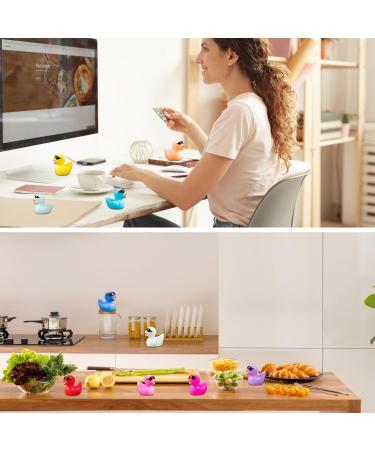 120Pcs Resin Mini Ducks Tiny Ducks Mini Resin Animals to Hide with Sunglasses Miniature Ducks for Dollhouse Crafts Garden Landscape Ornament Aquarium DIY Accessories Potted Decorations (10 Colors) Regular - Buy Online on GoSupps.com