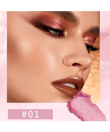LXZJJM Blush and Highlighter Palette Highlighter Makeup (0.32 Ounce) Finishing highlighter blush all-in-one palette For a shimmering or matte finish (01) - Buy Online on GoSupps.com