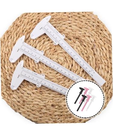 Healeved 6pcs Locating Rule Eyebrow Sliding Gauge Face Tools Eyebrow Double Scale Ruler Plastic 21x7.5cm Assorted Color - Buy Online on GoSupps.com