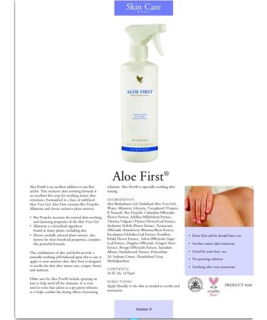 2x Aloe First spray Aloe vera moisturising gel Forever Living FLP - Buy Online on GoSupps.com