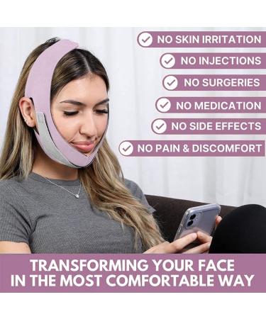 Face Lifting Belt & V Shaped Slimming Mask - Reduce Double Chin & Lift Skin - Buy Online on GoSupps.com