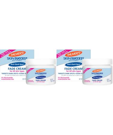 Palmer's Skin Success Anti-Dark Spot Fade Cream with Vitamin E and Niacinamide Helps Reduce Dark Spots and Age Spots Suitable for All Skin Types 2.7 Ounce (Pack of 2)