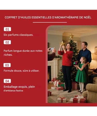  Bexdug Natural Aromatherapy Oil Set 6 Piece Set of Christmas Oils for Home Diffuser Air Freshener for Meditation Yoga Spa Purifier Bedroom Living Room Office - Buy Online on GoSupps.com