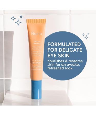 Nuria Defend Triple Action Eye Cream - Dark Circles, Puffiness & Fine Lines - 15mL - Buy Online on GoSupps.com