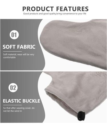 FRCOLOR Couvre-pieds Chauffants Paraffine de Beaut Taille Unique Bande lastique pour Soin des Pieds Secs et Ab m s Usage Salon et Domicile Gris 28X20X0.9CM - Buy Online on GoSupps.com