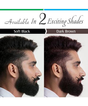 Vegetal Safe Color - Soft Black 25g | Certified Organic Chemical-Free Allergy-Free Beard Hair Color for Men - No Ammonia Formula - Buy Online on GoSupps.com