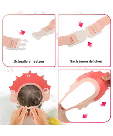 Adjustable Baby Shower Hood - Hair Washing Visor for Kids | Safe Shampoo Cap for Worry-Free Bath Time - Buy Online on GoSupps.com