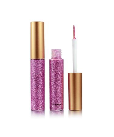 1 Pcs Glitter Eyeliner Liquid eyeliner set Metallic Shimmer Colored Eyeliners Long Lasting Waterproof Glitter Eyeshadow Sparkling Eyeliner Makeup #01 1#