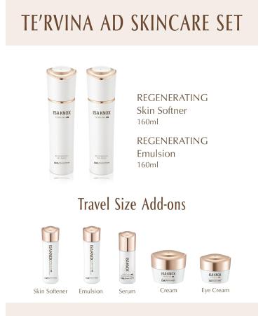 ISA KNOX TE RVINA AD Regenerating Skincare Set - Hydrating Toner & Moisturizer for Youthful Skin | Placenta & Rose Absolute - 12.7fl oz - Buy Online on GoSupps.com