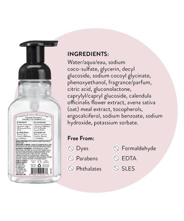 J.R. Watkins Rosewater Foaming Hand Soap 9 fl oz 3 Pack - All Natural, Alcohol-Free, Cruelty-Free, Moisturizing Foam Hand Wash - Made in USA - Buy Online on GoSupps.com