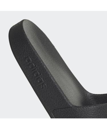 Buy adidas Unisex Adilette Aqua Logo Slides 40.5 EU - Core Black | International Shipping Available - Buy Online on GoSupps.com