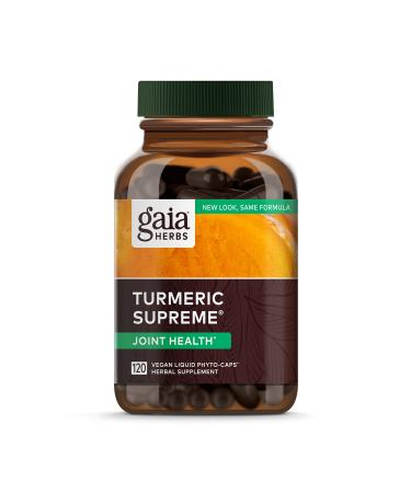 Gaia Herbs Turmeric Supreme Joint 120 Vegan Liquid Phyto-Caps