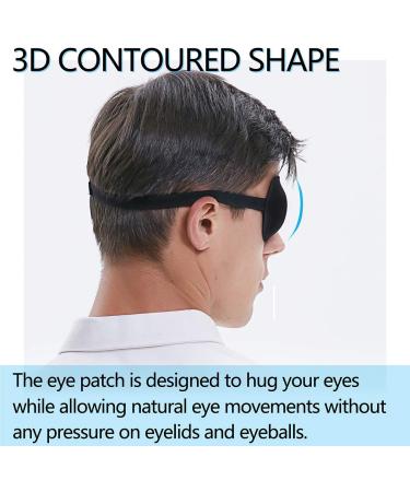 FCAROLYN 3D Eye Patch | Adjustable Eye Patch for Adults and Kids (Black) - Buy Online on GoSupps.com