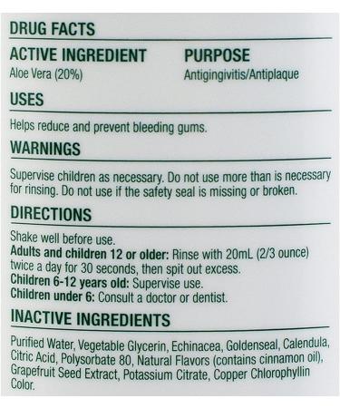 Natural Dentist Healthy Gums Antigingivitis Mouthwash in Peppermint Twist - for When You See Pink in Your Sink - Buy Online on GoSupps.com