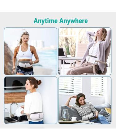 Rilassa Wireless Slimming Belt: Portable Abdominal Massager for Weight Loss - 4 Vibration Modes, Heating, Improve Blood Flow - Women Men - Buy Online on GoSupps.com