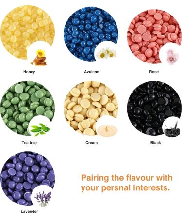 GreenLife 17.6oz/1.10lb/500g Hard Wax Beads Hard Wax Beans Hair Removal Painless Waxing Bean Home wax Kit for Facial Legs Arms Body Bikini Brazilian Pearl Depilatory Hot Waxs for Women and Men (Blackcurrant) - Buy Online on GoSupps.com