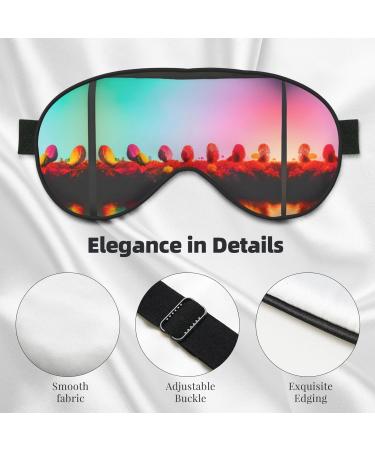 Bright Beautiful Colorful Art Print Double-Sided Eye Mask Soft and Light Blocking for Enhancing Sleep Quality - Buy Online on GoSupps.com