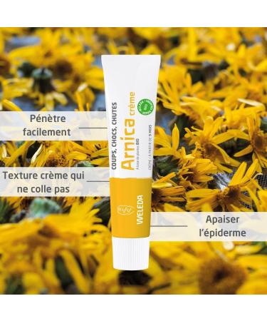 WELEDA - Arnica Cream - Hits Shocks Falls - Suitable from 9 months - NATRUE - Tube of 25g - Buy Online on GoSupps.com