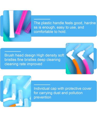 80-Piece Braces Toothbrush Set - Interdental & Orthodontic Cleaning Brushes for Effective Oral Hygiene - Buy Online on GoSupps.com