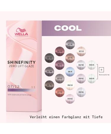 WELLA PROFESSIONALS Shinefinity Zero Lift Glaze - 07/12 Cool Mushroom 60 ml - Buy Online on GoSupps.com
