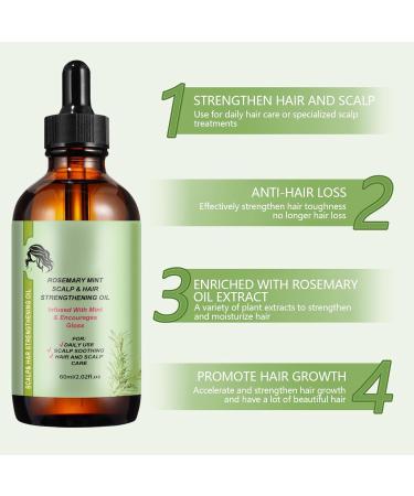  Capgoost Rosemary Oil for Hair 60ml Hair Mask and Scalp Care - Buy Online on GoSupps.com