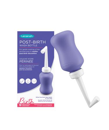 Lansinoh Post-Birth Wash Bottle 360ml Recovery Postpartum Portable Bidet Travel Bag Hospital New Mum Essential