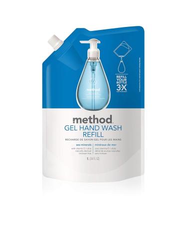 Method Gel Hand Soap Refill Sea Minerals 34 Fl Oz - Pack of 3 - Buy Online on GoSupps.com