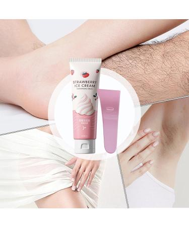 Mwkbbn Moderate Hair Removal Cream Depilating Cream Smooth Skin Solution Fast and Effective Formula 60g Perfect for Sensitive Skin and Multiple Body Areas Strawberry - Buy Online on GoSupps.com