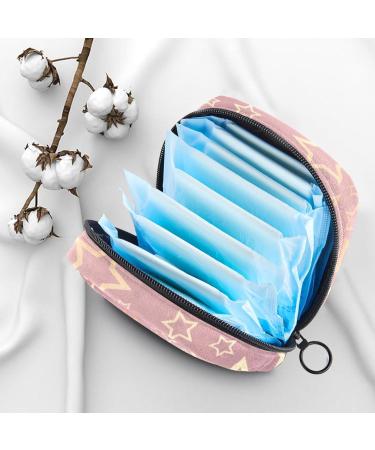 Shop Muooum Menstrual Artery Zip Bag for Women - Stylish Tampon Collector Bag with Golden Stars Pattern | International Shipping Available - Buy Online on GoSupps.com