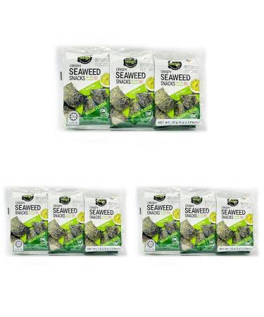 BIBIGO Seaweed Snack with Wasabi (1 x 15 g) (Pack of 3) 1 15 g (Pack of 3)