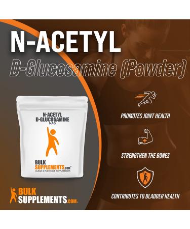 BulkSupplements N-Acetyl D-Glucosamine (NAG) Powder - Joint Support and Cartilage Supplement - 500g - Buy Online on GoSupps.com