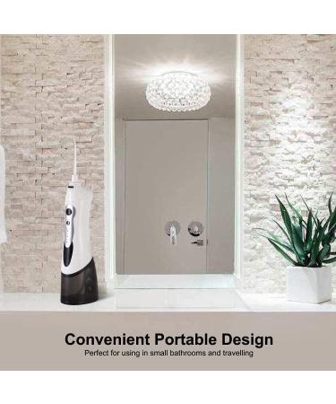 Buy Portable Cordless Water Flosser - 3 Modes 4 Jet Tips IPX7 Waterproof - Ideal for Travel & Easy Cleaning - Buy Online on GoSupps.com