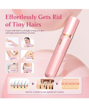  pilateur facial pour femme | Rasoir lectrique double t te pour le visage les l vres le menton | 2 t tes de rechange rose-1 - Buy Online on GoSupps.com